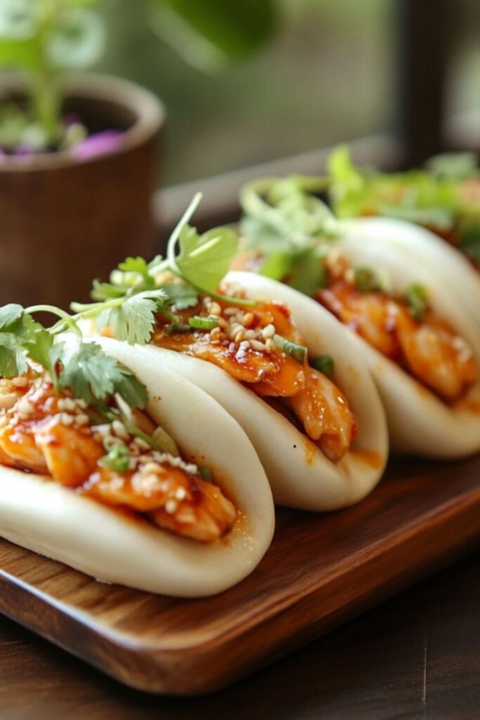 Steamed Bao Buns Recipe with Pulled Jackfruit filling