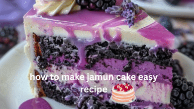 Jamun Cake recipe