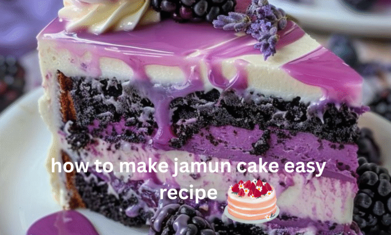 Jamun Cake recipe