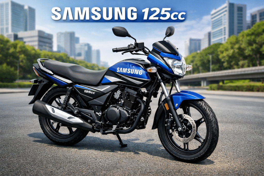 Samsung 125cc Bike Complete Review: Mileage 90km/l, Low Price Aur Smart Specs