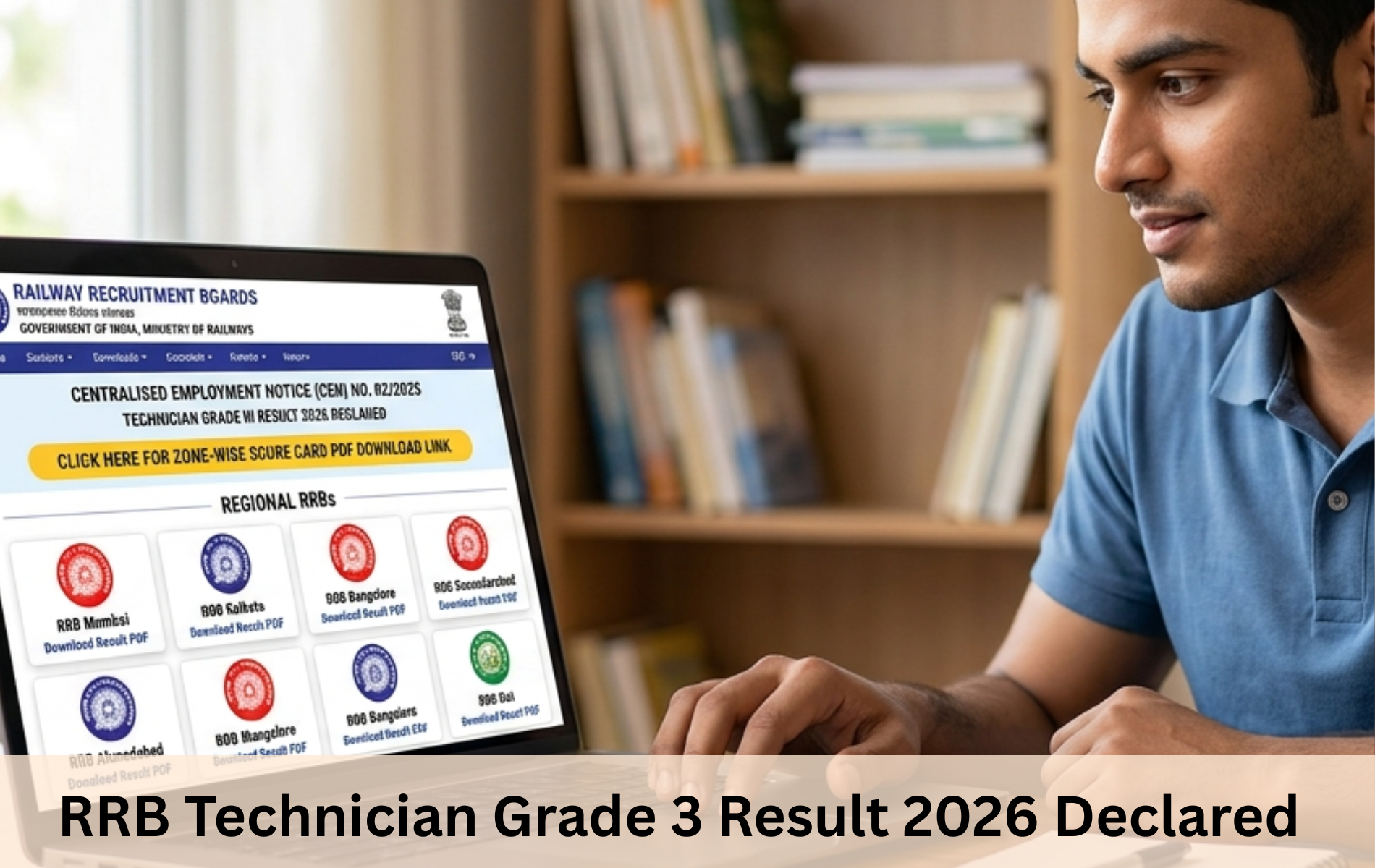 RRB Technician Grade 3 Result 2026 Decla...