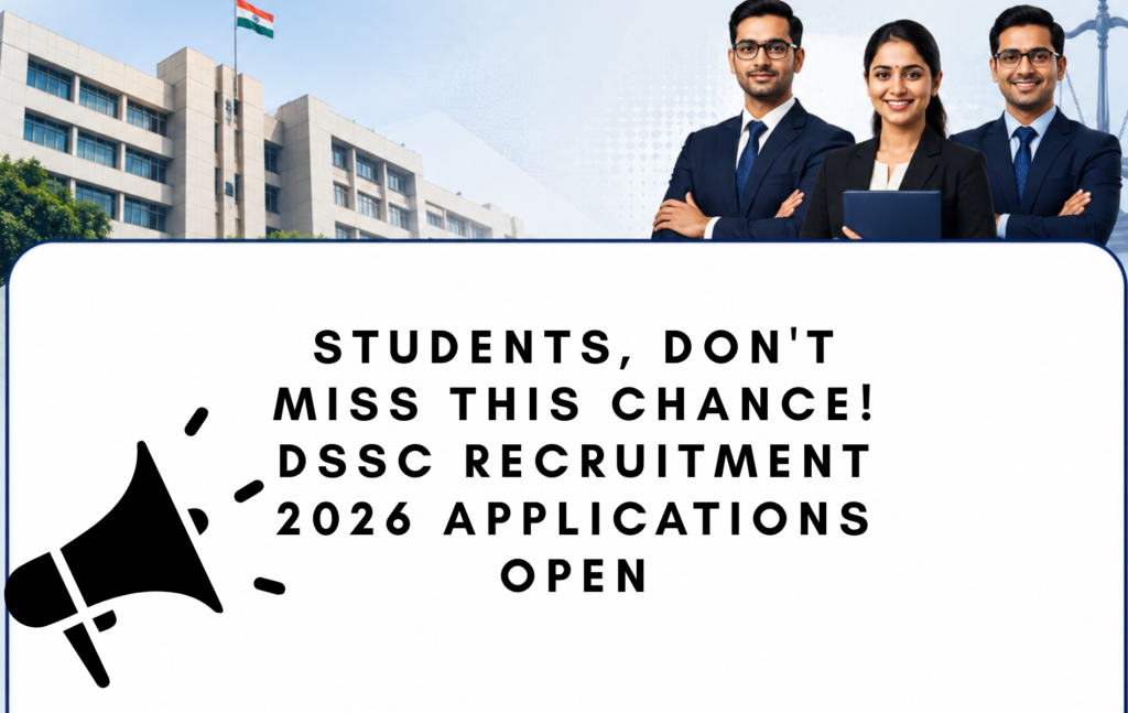 DSSC Recruitment 2026: