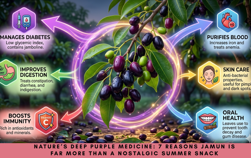 health tips for jamun: 7 Amazing Medicinal Properties of Jamun